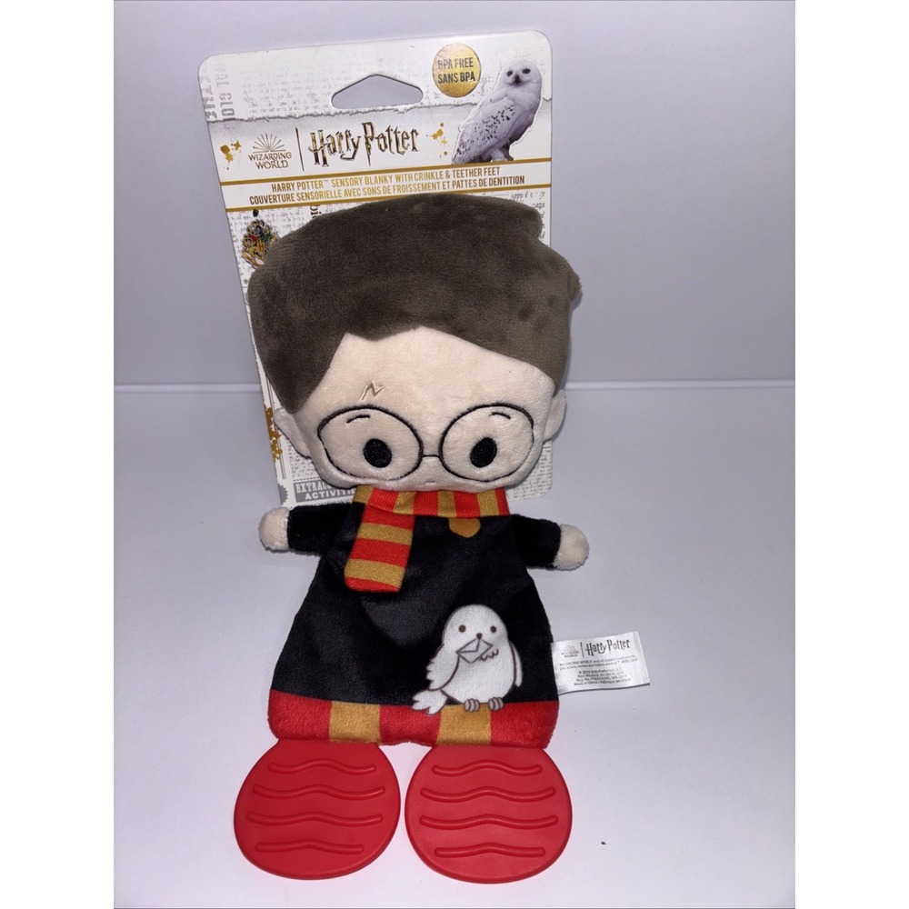 Kids Preferred Harry Potter Plush Snuggle Buddy Teether Blanket Comfort Toy NEW